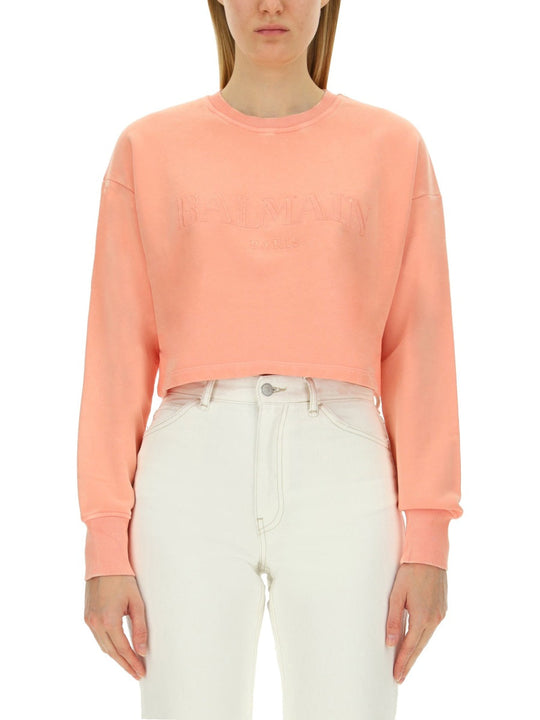 Balmain Sweatshirt With Logo