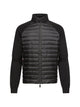 Moncler Grenoble Black Down Cardigan
