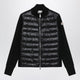 Moncler Black Padded Zip-Up Cardigan