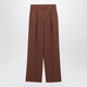 Valentino Light Brown Wool Trousers
