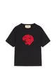 Valentino Garavani Black Cotton T-Shirt