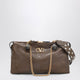 Valentino Garavani Panthea Bag In Tundracolored Nappa Leather With Chevron Pattern