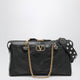 Valentino Garavani Panthea Chevron Bag In Black Leather