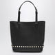 Valentino Garavani Small Rockstud Shopper Bag In Black Leather