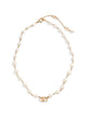 Valentino Garavani Vlogo Signature Necklace In Metal And Glass Beads