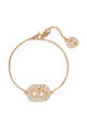 Valentino Garavani Vlogo Signature Bracelet In Metal And Swarovski® Crystals