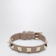 Valentino Garavani Rockstud Bracelet In Powder Pink Leather