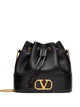 Valentino Garavani Black An Leather Handbag