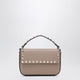 Valentino Garavani Rockstud Pouch In Grained Calf Leather, Powder