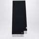 Valentino Garavani Navy Blue Scarf With Vlogo Embroidery