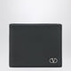 Valentino Garavani Black Vlogo Signature Bi-Fold Wallet