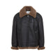 Saint Laurent Noir Gres Biker Jacket
