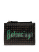 Balenciaga Logo-Print Bifold Wallet