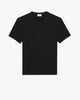 Saint Laurent Black Cotton T-Shirt