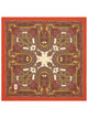 Saint Laurent Square Scarf In Paisley Silk Twill