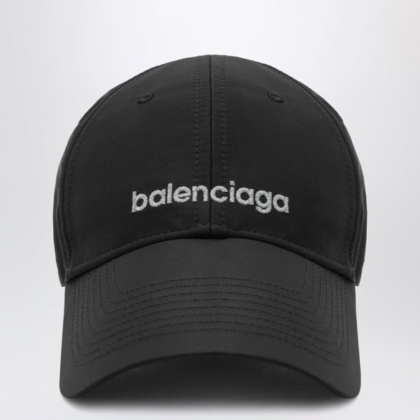 Balenciaga Black Techwear Cap With Reflective Detailing