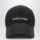 Balenciaga Black Techwear Cap With Reflective Detailing