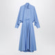 Balenciaga Light Blue Cotton Poplin Shirt Dress