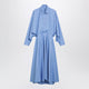 Balenciaga Light Blue Cotton Poplin Shirt Dress