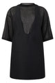 Balenciaga Black Wool And Silk Mini Dress