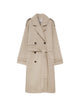 Anine Bing Rickie Maxi Beige Trench Coat