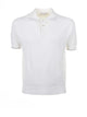 Paolo Pecora White Short-Sleeved Polo Shirt In Cotton