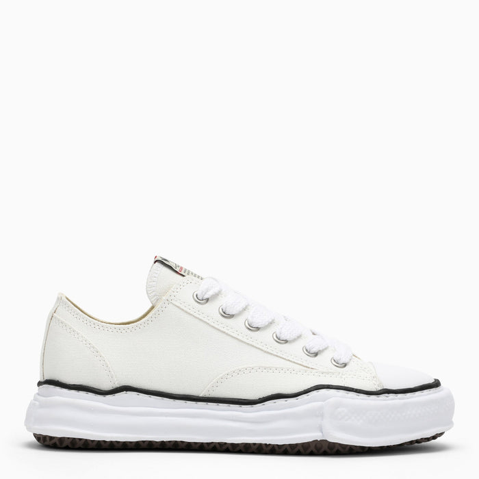 Maison Mihara Yasuhiro White Peterson Low Sneakers In Canvas