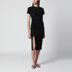 Anine Bing Vida Midi Dress In Stretch Jersey Black
