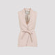 Peserico Pink Linen Gilet