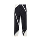 Alberta Ferreti Black Twill Printed Viscose Pants