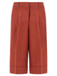 Peserico Linen Viscose Bermuda Shorts