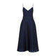 Alberta Ferreti Triple Organza Midi Dress