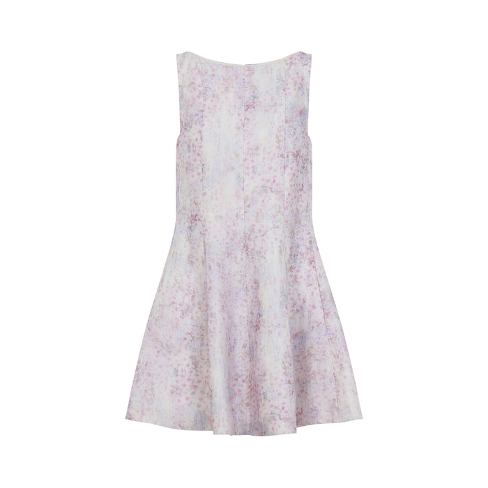 Alberta Ferreti Printed Organza Mini Dress