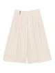 Peserico Beige Viscose Linen Pants