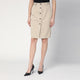 Anine Bing  Beige Buttoned Pencil Skirt