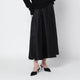 Anine Bing Black Christina Silkblend Midi Skirt