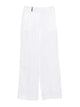 Peserico White Viscose Linen Pants