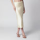 Anine Bing Bar Midi Skirt In Buttercolored Silk