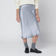 Anine Bing  Pastel Blue Silk Midi Skirt