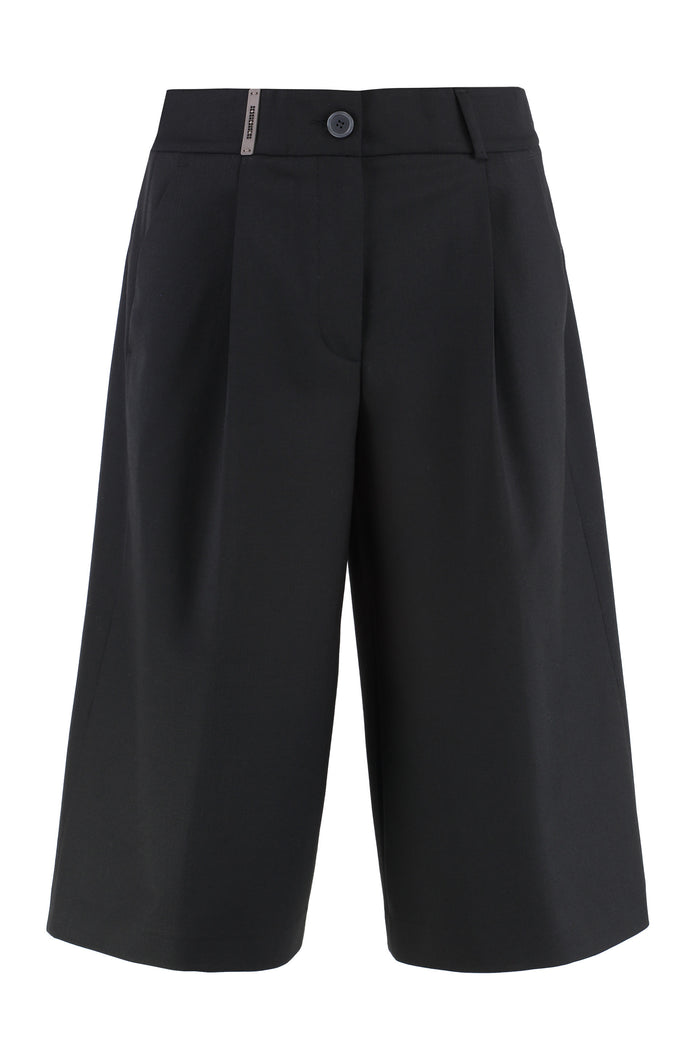 Peserico Virgin Wool Blend Bermuda-Shorts