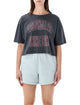 Anine Bing Anine Bing Johnny Cropped Graphic T-Shirt