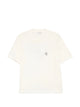 Anine Bing Mc Wagner T-Shirt Beige Logo Back