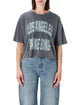 Anine Bing Johnny Cropped Tee