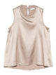 Peserico Dark Grey Silk Elastan Top