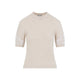 Alberta Ferreti Avorio Knit T-Shirt