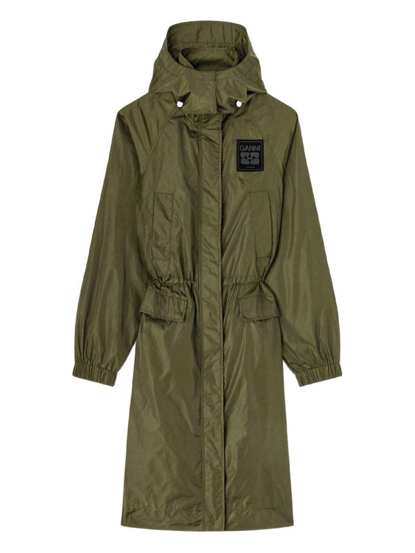 Ganni Recycled Polyamide Parka