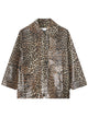 Ganni Animalier Hemp Cotton Jacket