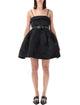 Ganni Satin Bubble Mini Dress