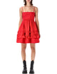 Ganni Ganni Cotton Frill Dress