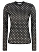Ganni 'Printed Sheer' Sweater